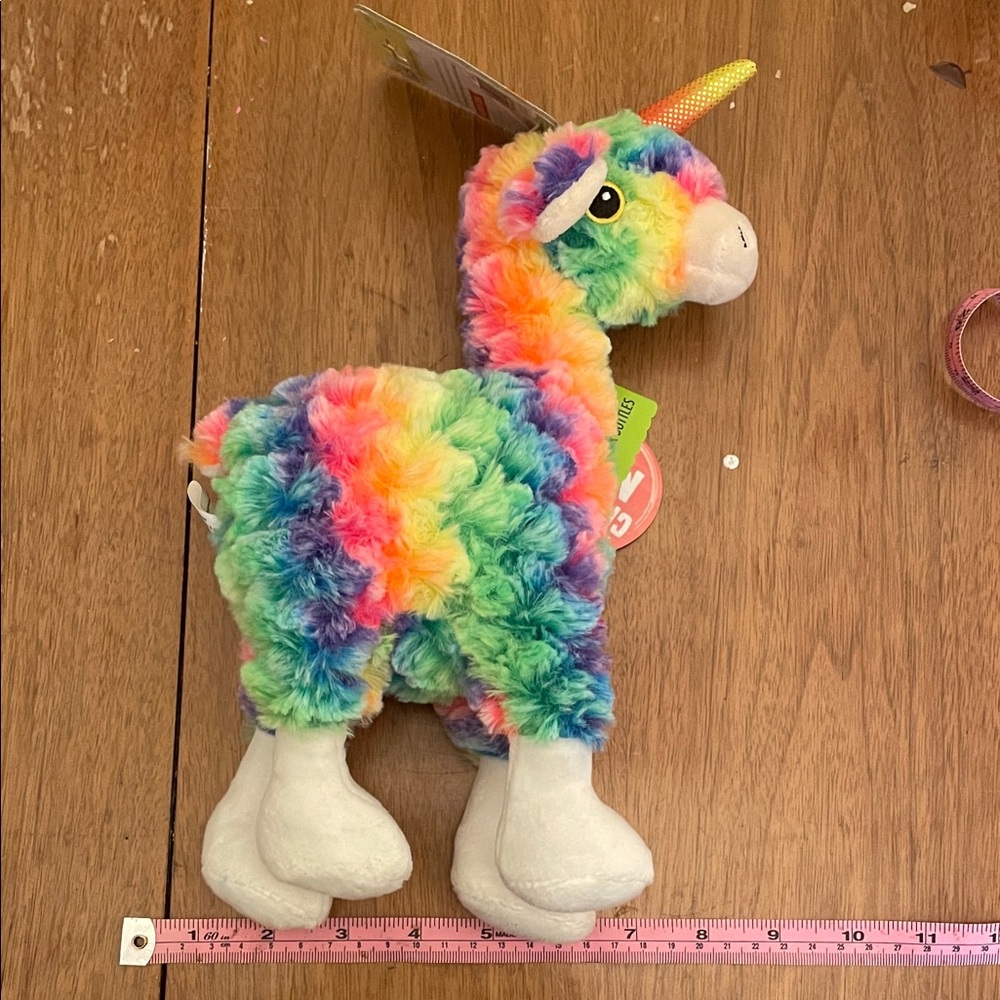 Rainbow Llamacorn Squeaky Toy